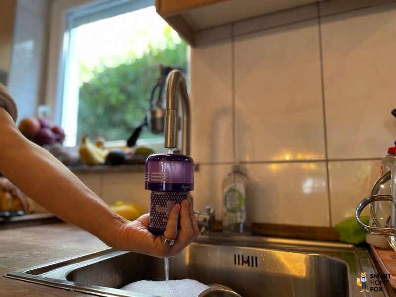 HEPA-Filter füllen